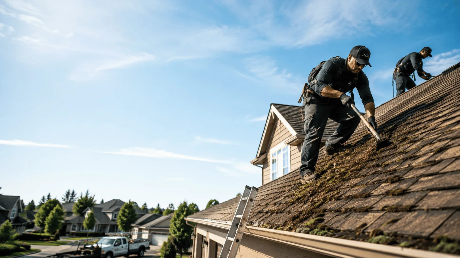 Roof Moss Removal in Vaughan, MS near me